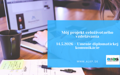 Pozvánka na bezplatný webinár: Umenie diplomatickej komunikácie, 14.5.2026