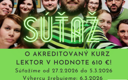 Súťaž o akreditovaný kurz Lektor v hodnote 610 € – vyhrajte svoju cestu k profesionálnemu lektorstvu