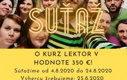 SÚŤAŽ O KURZ LEKTOR V HODNOTE 350 €!